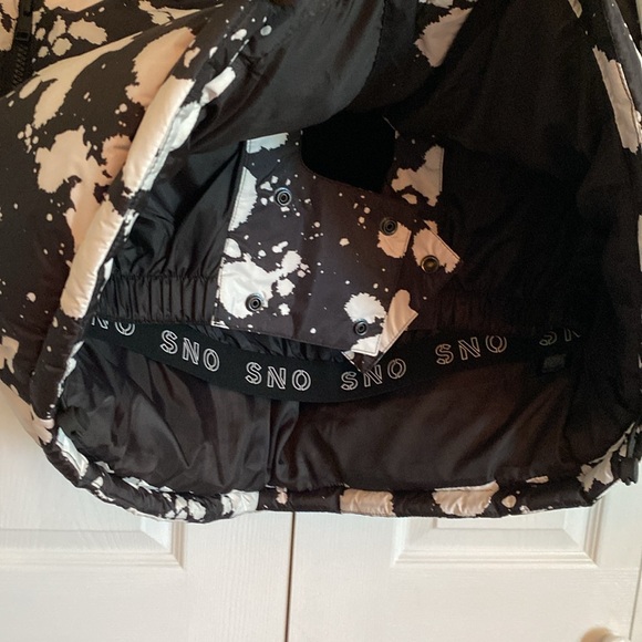 218. Topman Sno Mens Jacket Black Large - Picture 7 of 10